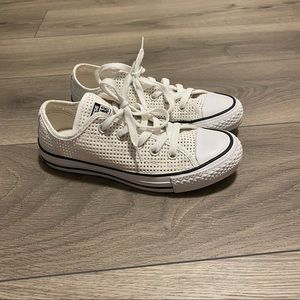 White Mesh Converse Sneaker